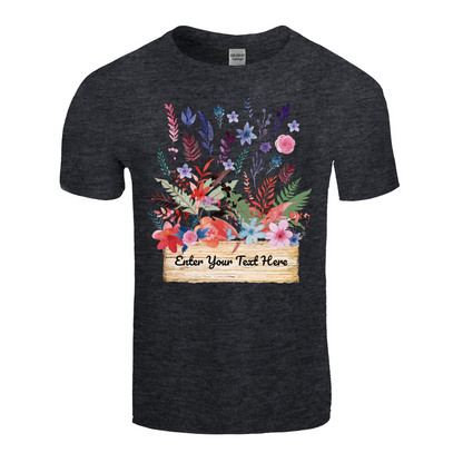 Floral Explosion Personalized T-Shirt