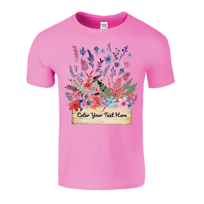 Floral Explosion Personalized T-Shirt