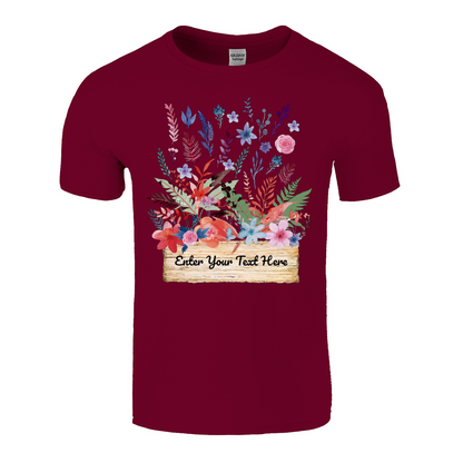 Floral Explosion Personalized T-Shirt