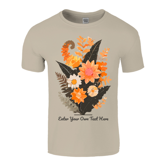 Floral Zest Personalized T-Shirt