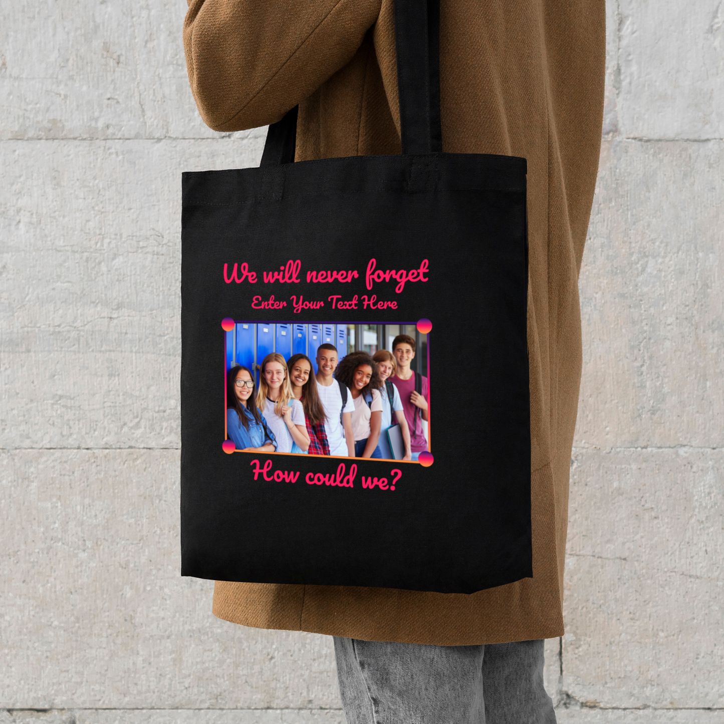 We Will Never Forget Teacher Tote Bag