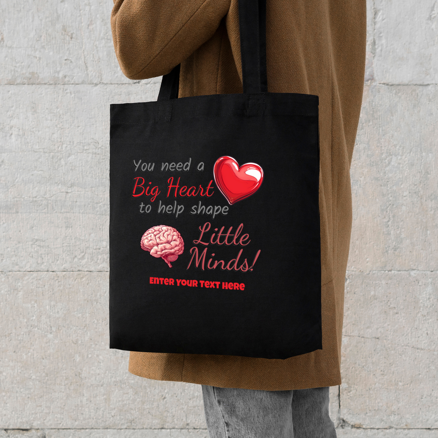 You Need A Really Big Heart Personalized Tote Bag