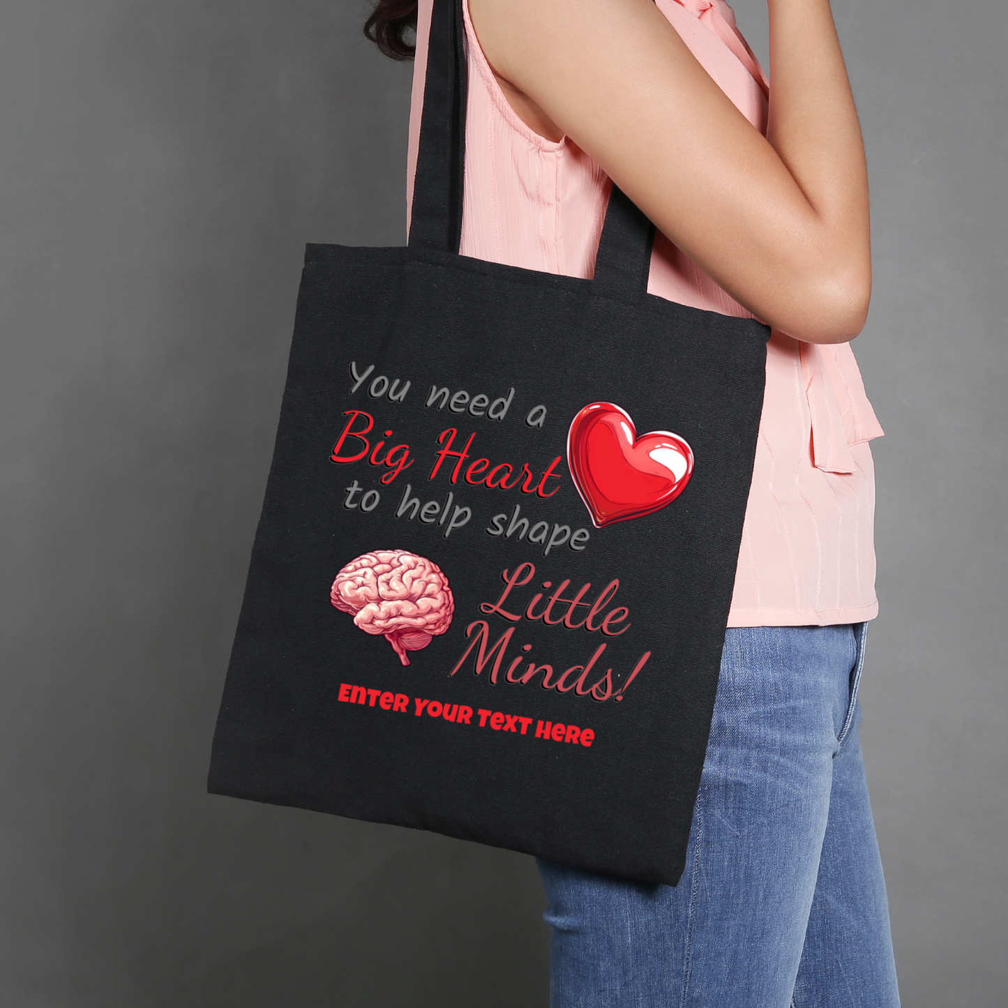 You Need A Really Big Heart Personalized Tote Bag