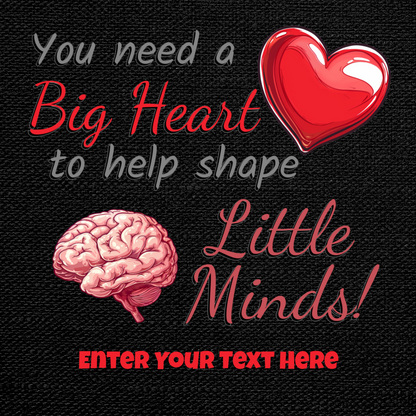 You Need A Really Big Heart Personalized Tote Bag