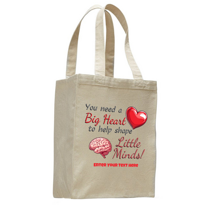 You Need A Really Big Heart Personalized Tote Bag