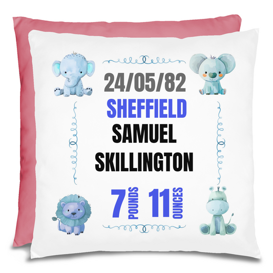 Personalized New Born Baby Pillow 1