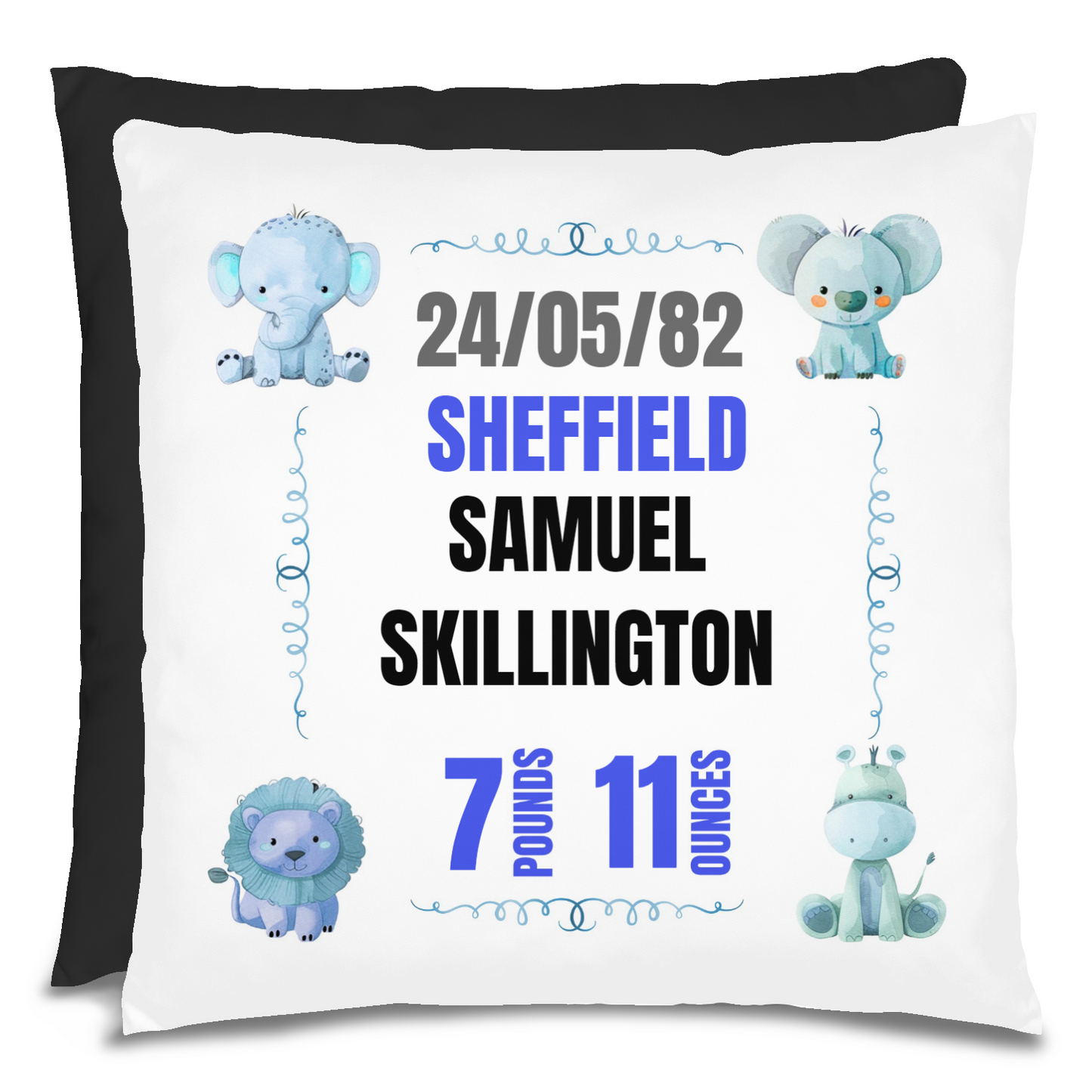 Personalized New Born Baby Pillow 1