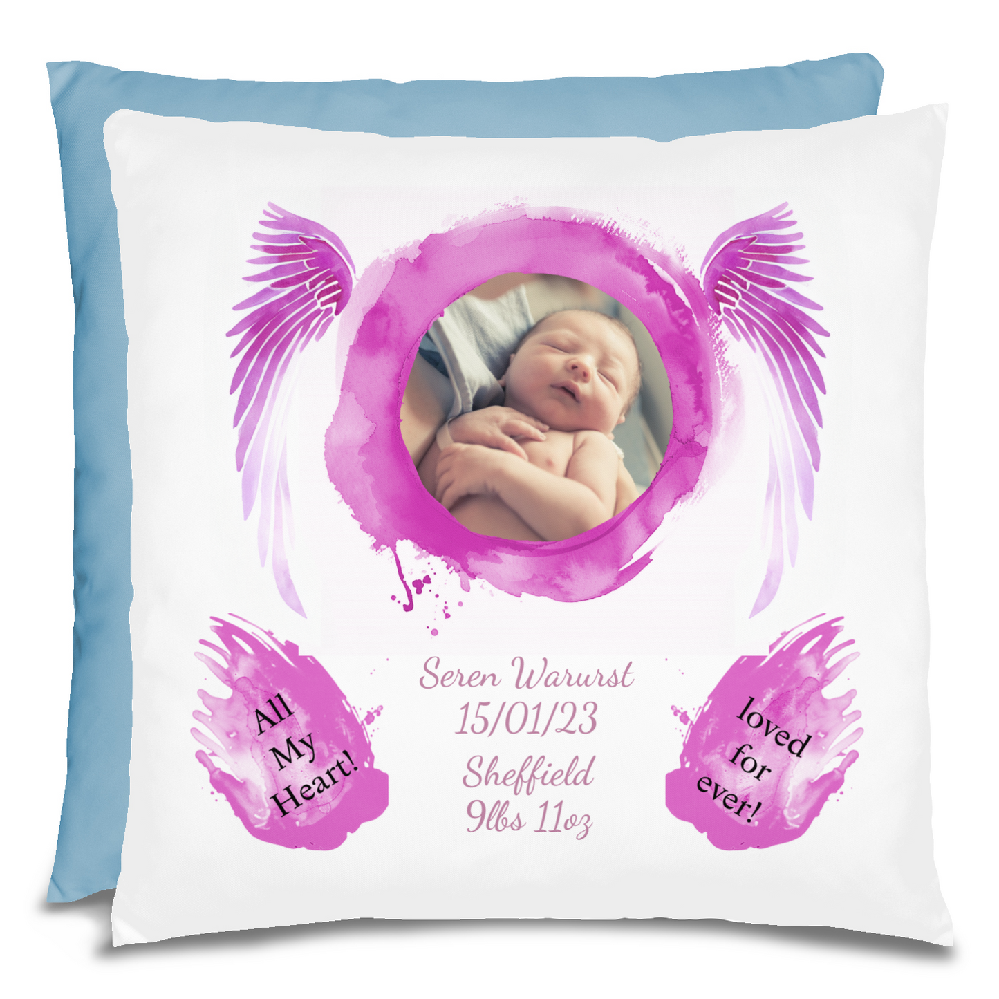 Personalized New Born Baby Pillow 6