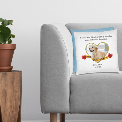 Personalized Pet Memorial Labrador Pillow