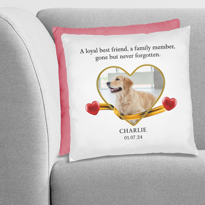 Personalized Pet Memorial Labrador Pillow