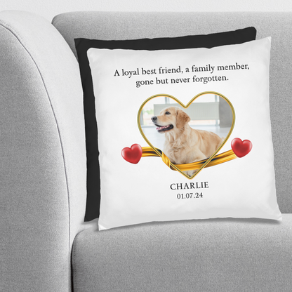 Personalized Pet Memorial Labrador Pillow