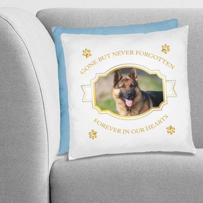 Personalized Pet Memorial German Shepherd Pillow