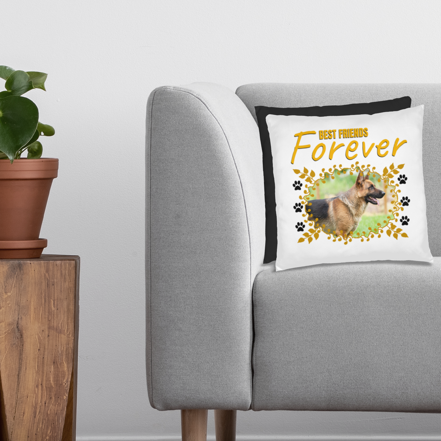 Personalized Pet Best Friend German Shepherd  Pillow