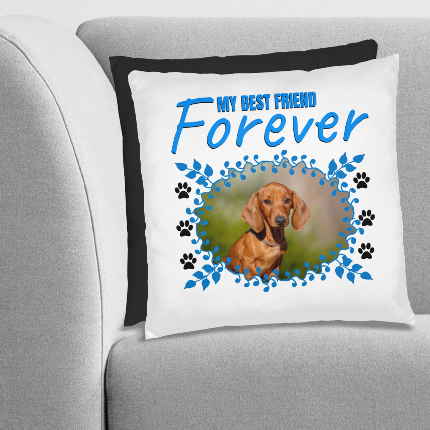 Personalized Pet Best Friend Dachshund Pillow