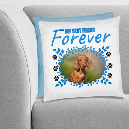 Personalized Pet Best Friend Dachshund Pillow