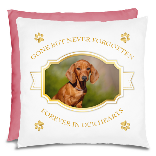 Personalized Pet Memorial Dachshund Pillow