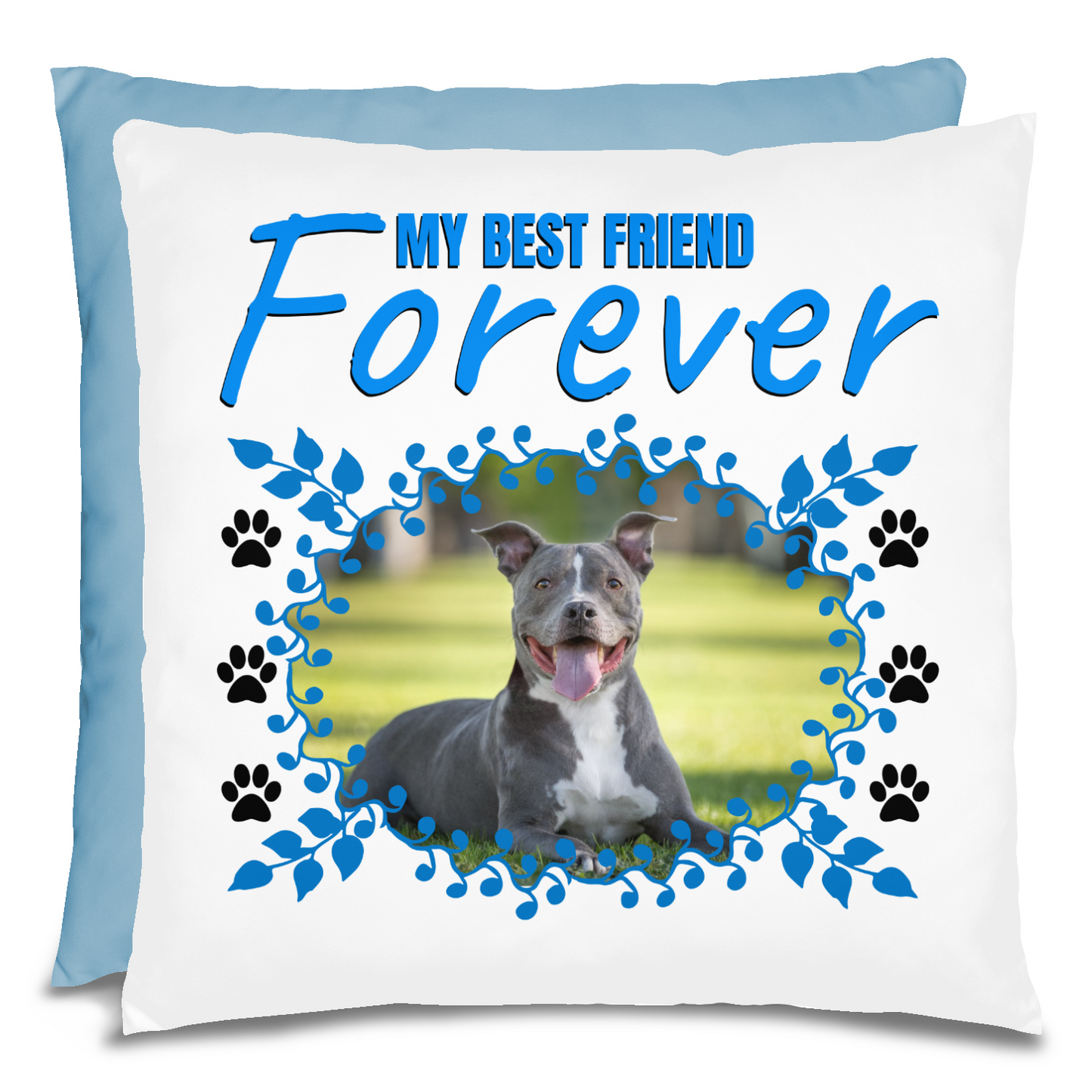 Personalized Pet Best Friend Pit bull Pillow