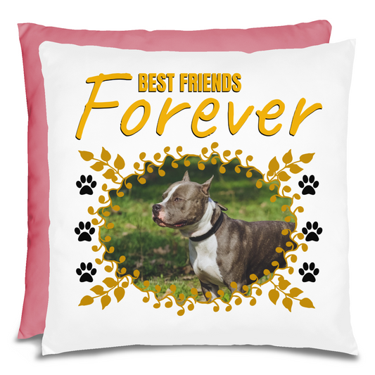 Personalized Pet Best Friend Pit bull Pillow