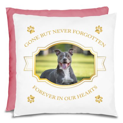 Personalized Pet Memorial Pit bull Pillow