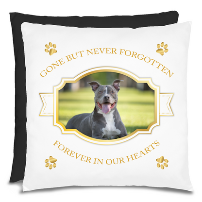 Personalized Pet Memorial Pit bull Pillow