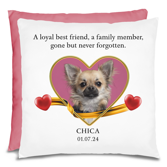 Personalized Pet Memorial Chihuahua Pillow