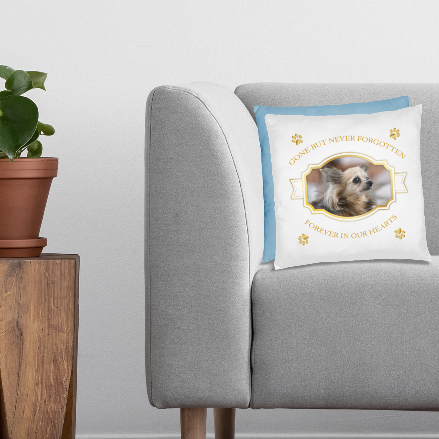 Personalized Pet Memorial Chihuahua Pillow