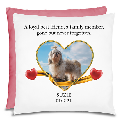 Personalized Pet Memorial Shih Tzu Pillow