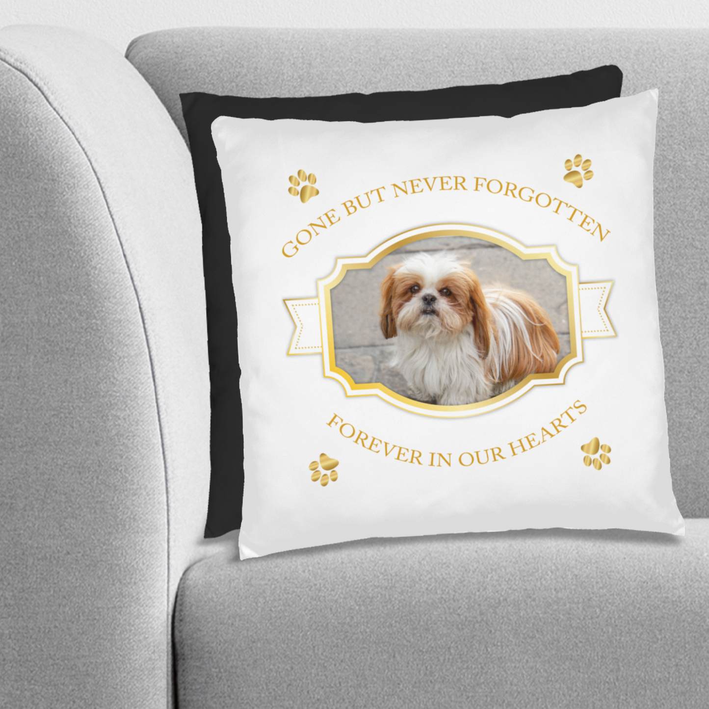 Personalized Pet Memorial Shih Tzu Pillow