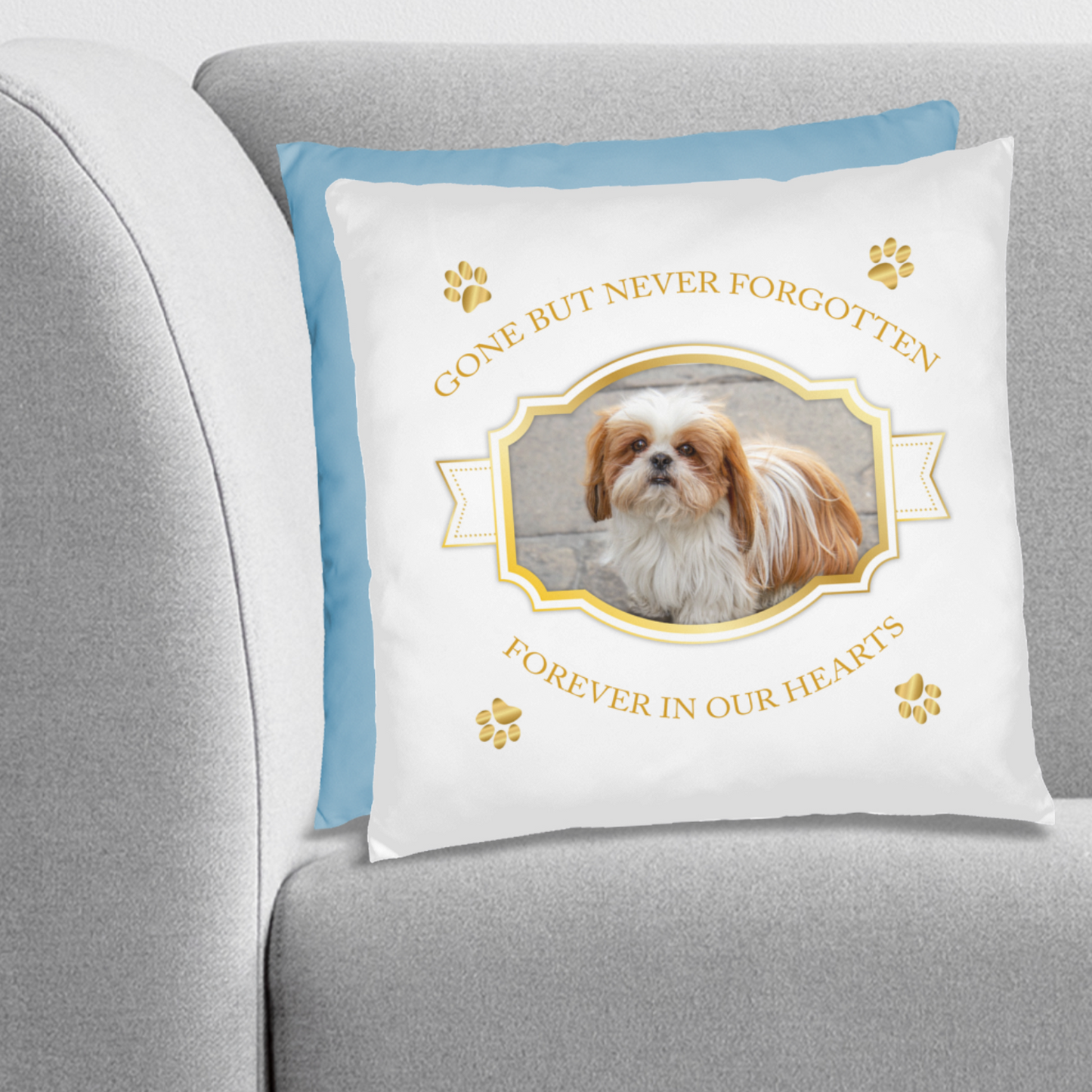 Personalized Pet Memorial Shih Tzu Pillow