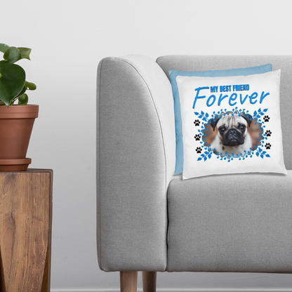 Personalized Pet Best Friend Pug Pillow