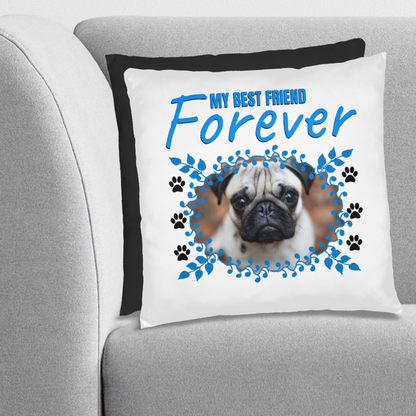 Personalized Pet Best Friend Pug Pillow