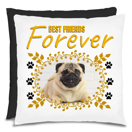 Personalized Pet Best Friend Pug Pillow