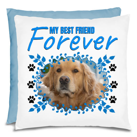 Personalized Pet Best Friend Golden Retriever Pillow