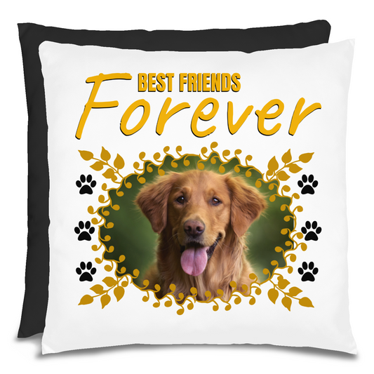 Personalized Pet Best Friend Golden Retriever Pillow