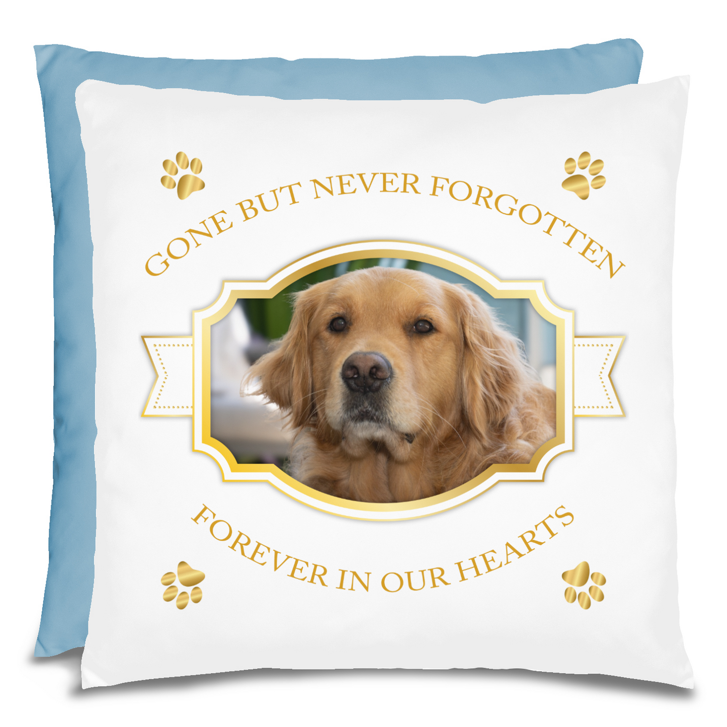 Personalized Pet Memorial Golden Retriever Pillow