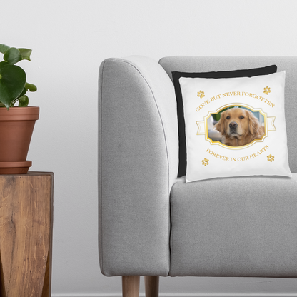 Personalized Pet Memorial Golden Retriever Pillow