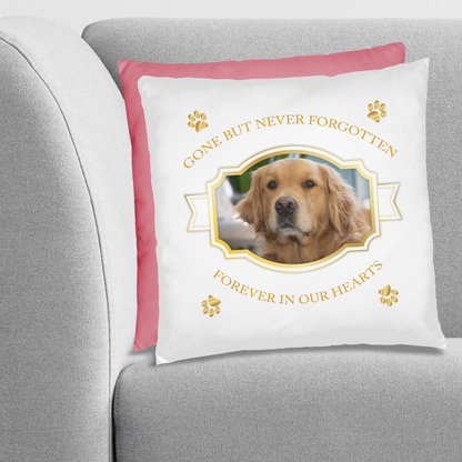 Personalized Pet Memorial Golden Retriever Pillow