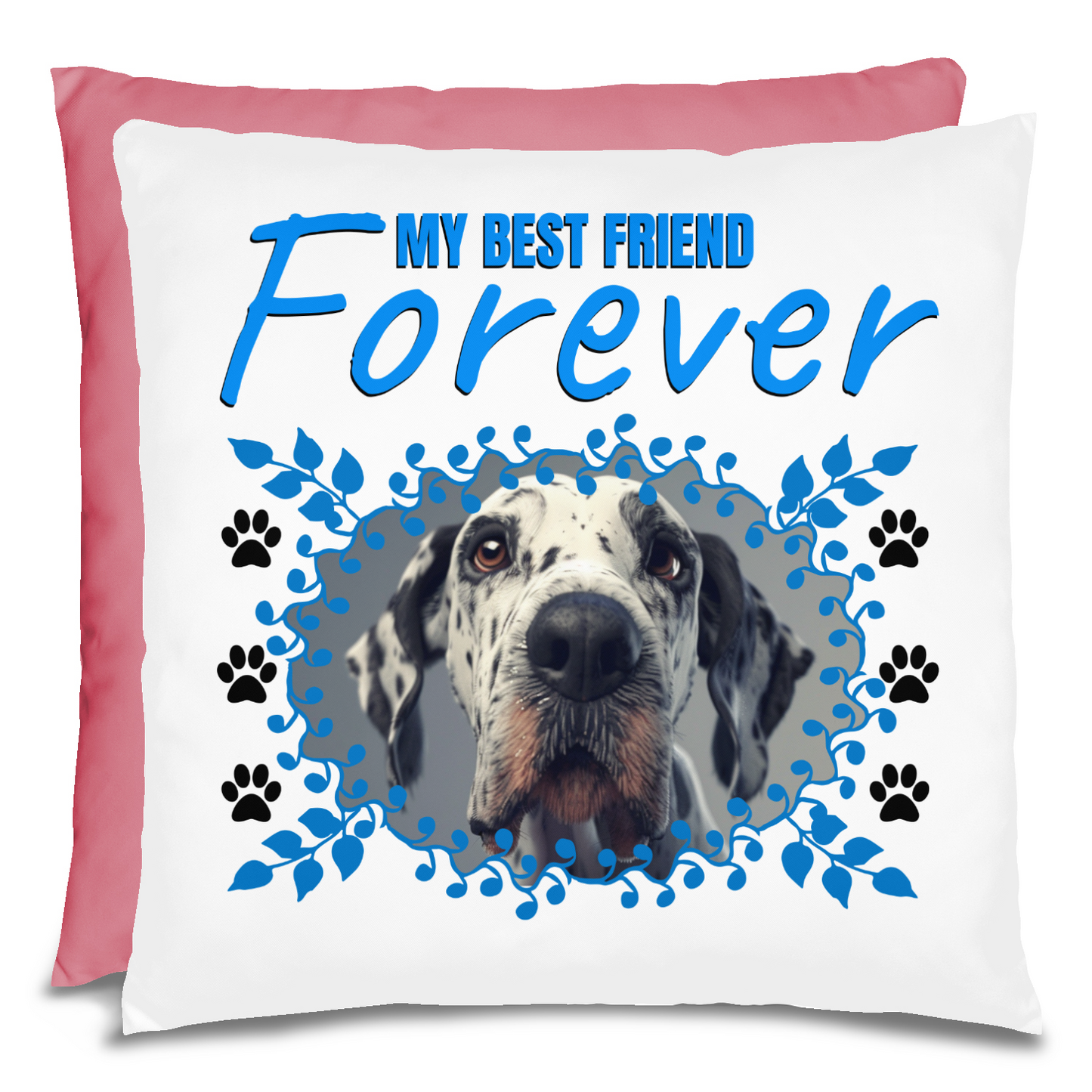 Personalized Pet Best Friend Great Dane Pillow