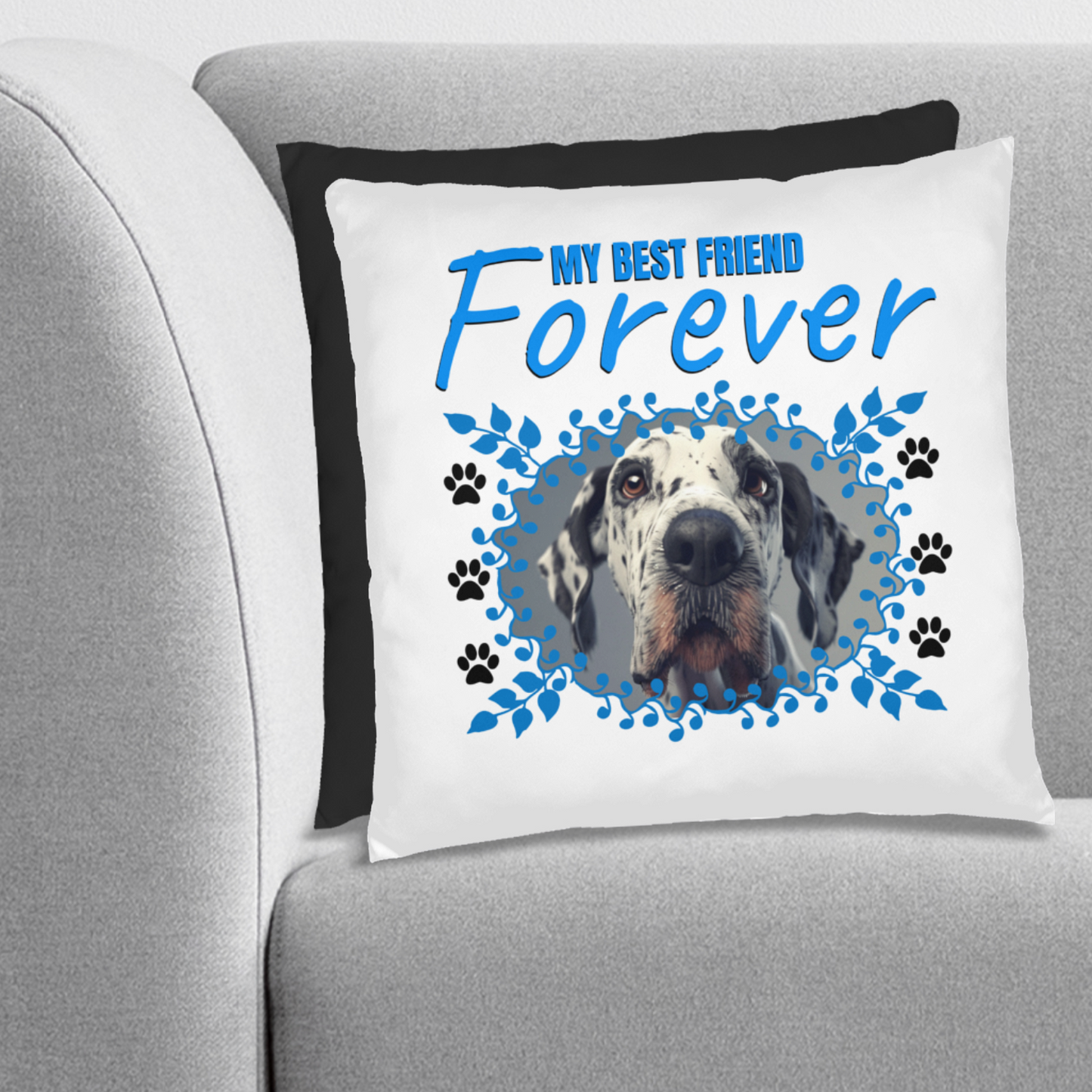 Personalized Pet Best Friend Great Dane Pillow