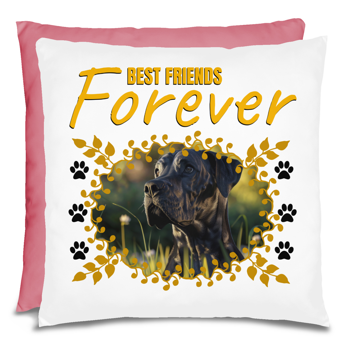 Personalized Pet Best Friend Great Dane Pillow