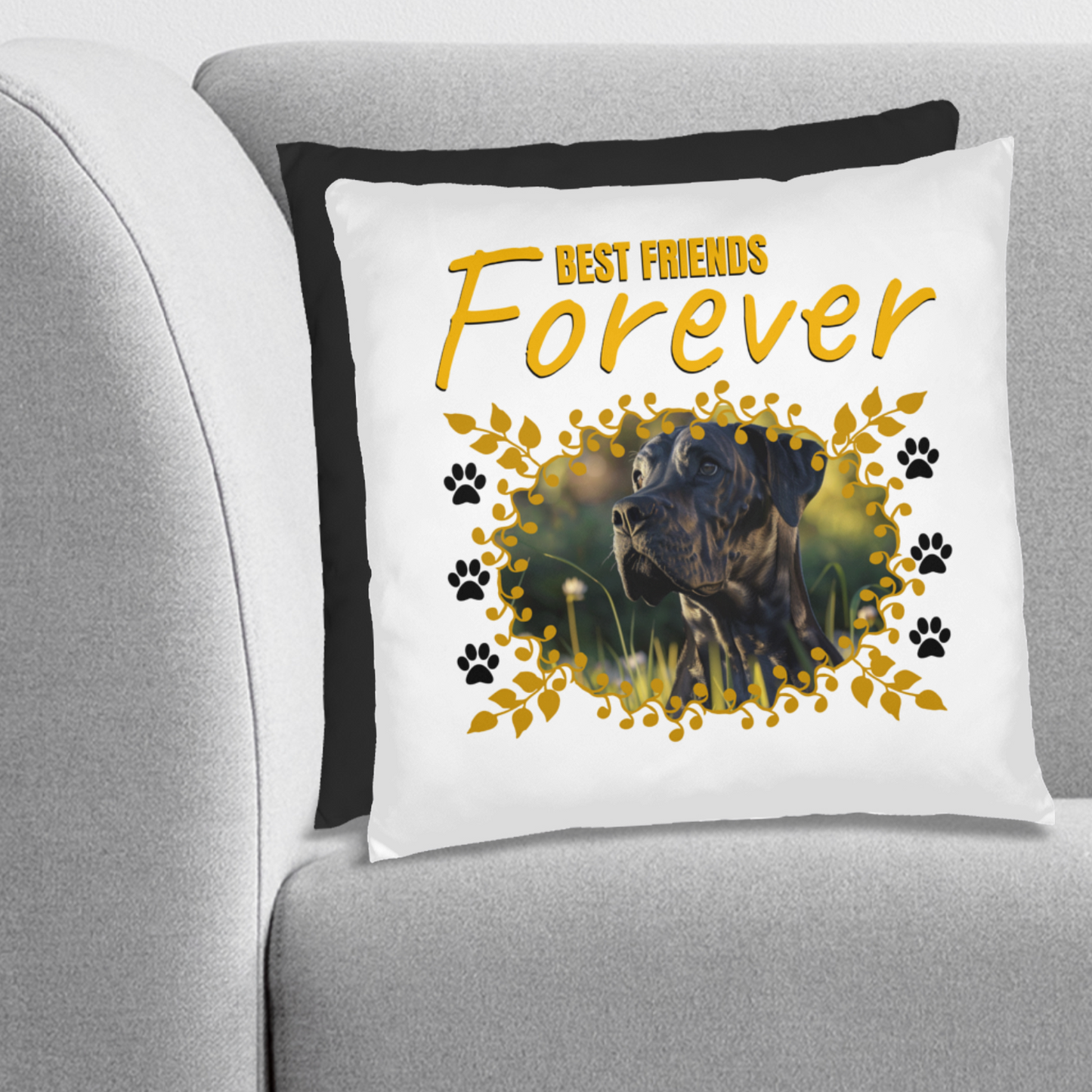 Personalized Pet Best Friend Great Dane Pillow