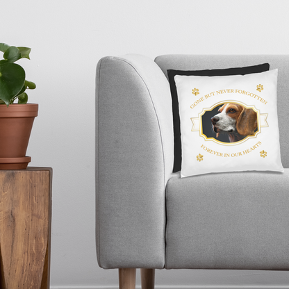 Personalized Pet Memorial Beagle Pillow