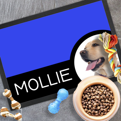 Labrador Pet Placemat With Personalized Name & Photo Upload