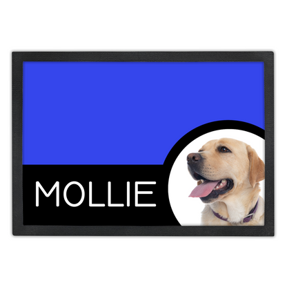 Labrador Pet Placemat With Personalized Name & Photo Upload