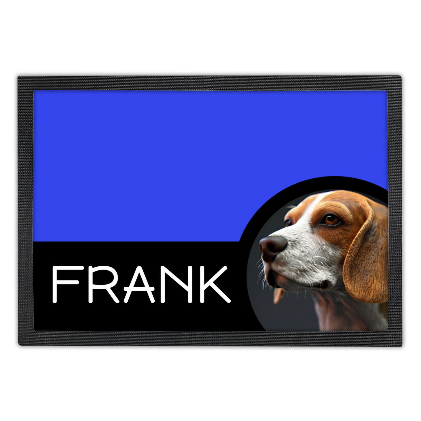 Beagle Pet Placemat With Personalized Name & Photo Upload