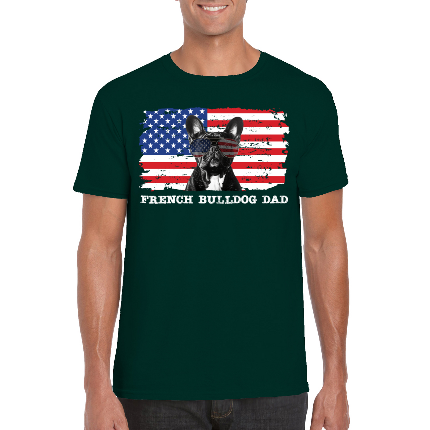 French Bull Bulldog Dad T-Shirt