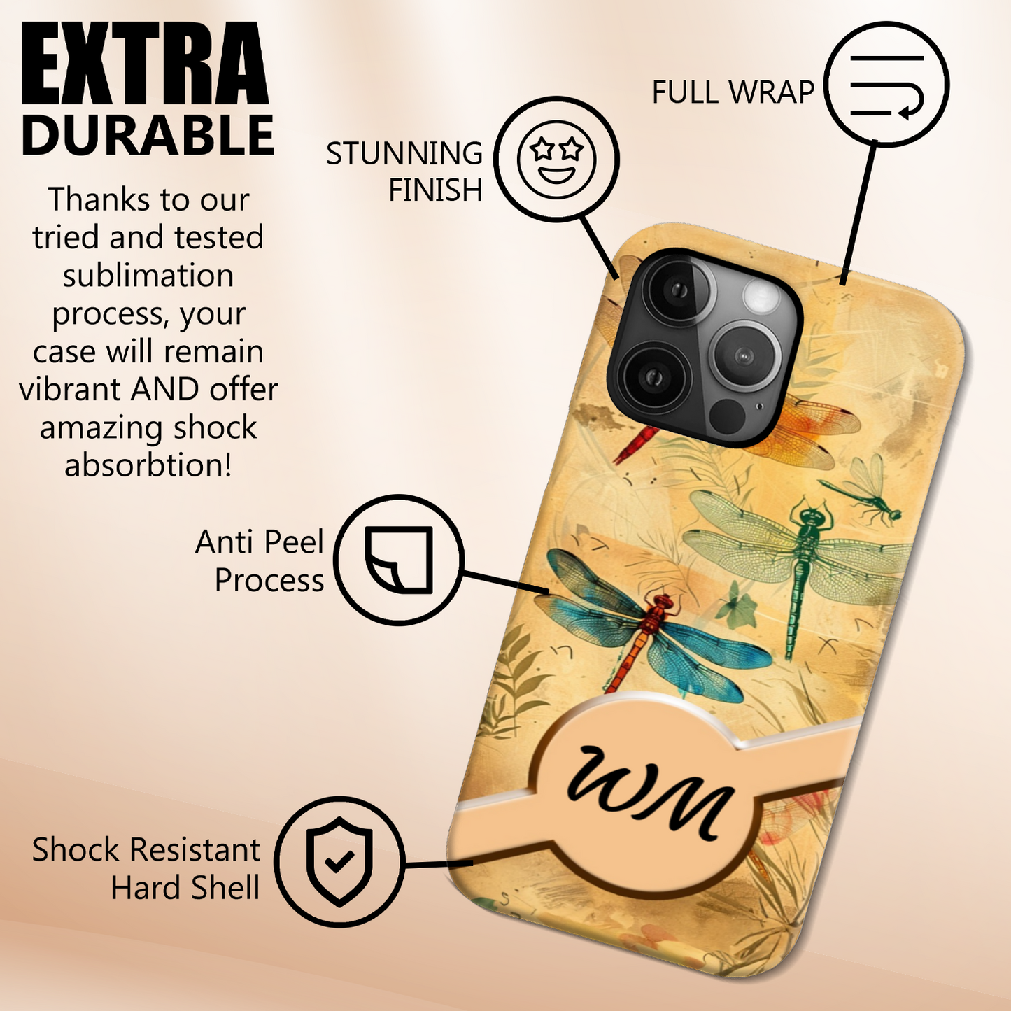 Dragonfly Tough Phone Case 007