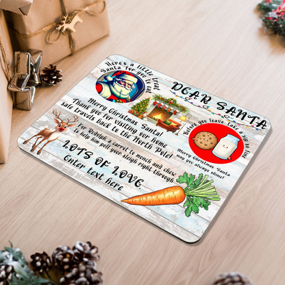 Personalized Christmas Eve Treat Mat – Add Your Own Name - Custom Holiday Decor