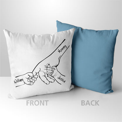 Gifts For Family - Personalized Family Hands Throw Pillows