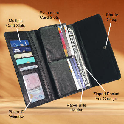 Personalized Photo Upload Faux Crocodile Skin Ladies Purse